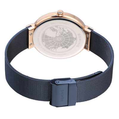 Bering Classic Blue Dial Men 39mm