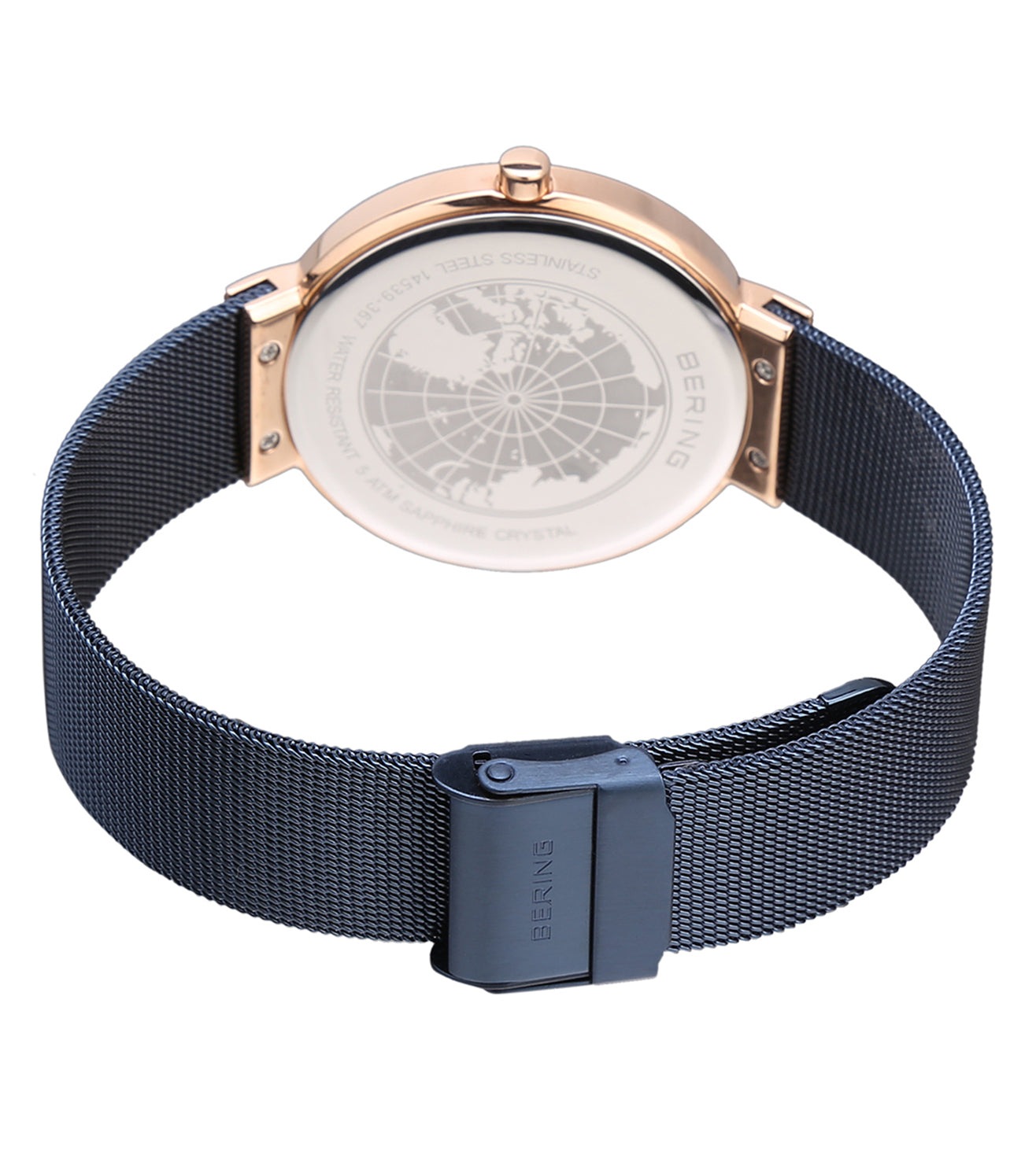 Bering Classic Blue Dial Men 39mm