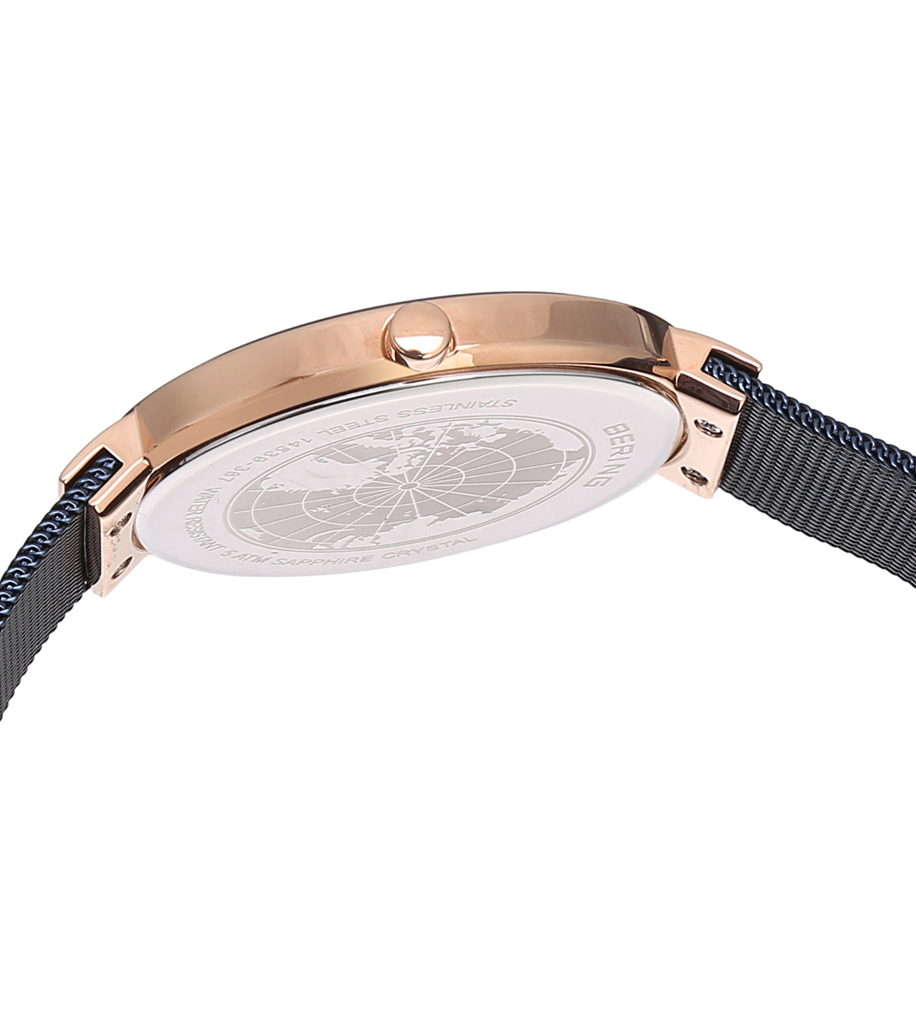 Bering Classic Blue Dial Men 39mm