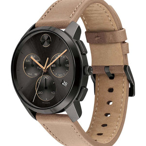Movado Bold Thin Dark Grey Dial Men 42mm