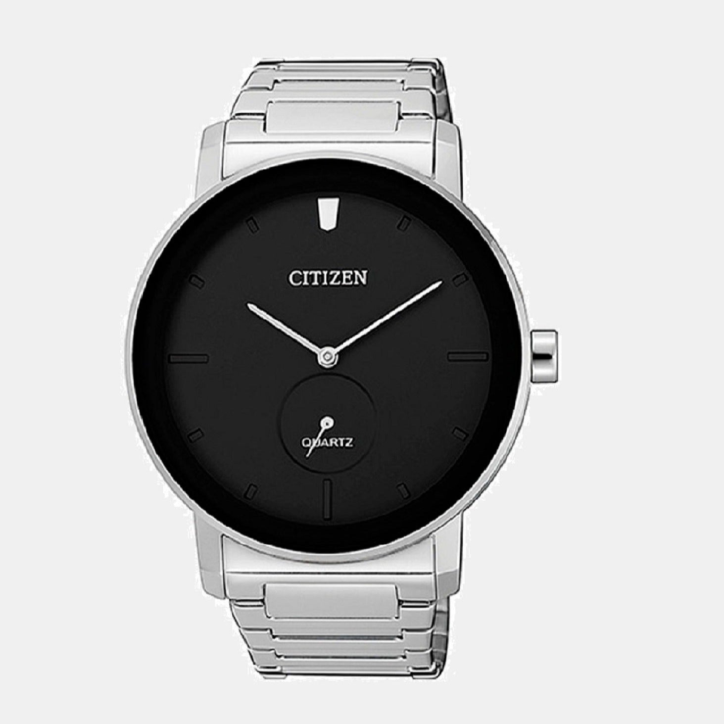 Citizen X Men Quartz Black Dial Analog Stainless Steel Watch BE9180-52E