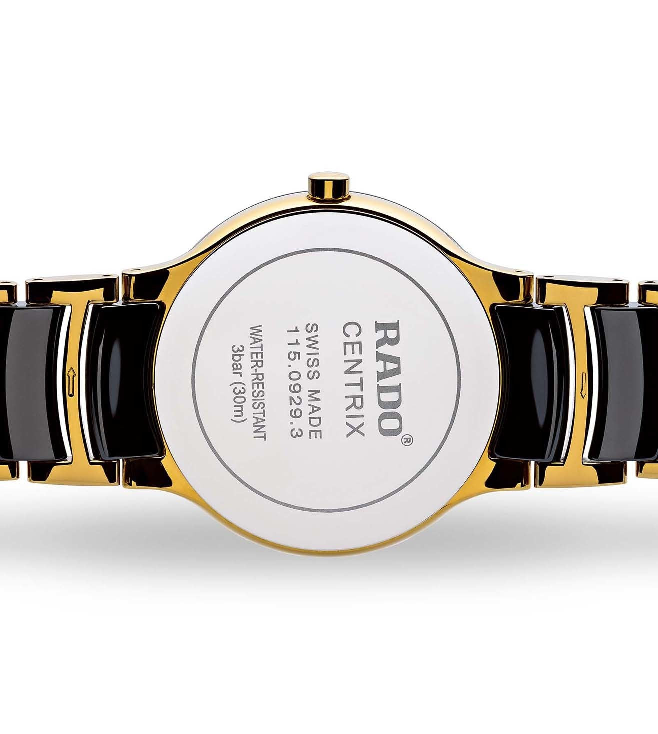 Rado Centrix Black Dial Unisex 38mm