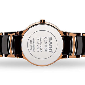 Rado Centrix Black Dial Women 28mm