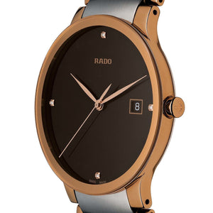 Rado Centrix Brown Dial Unisex 38mm