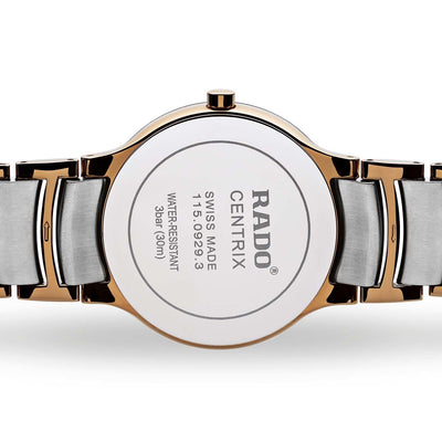 Rado Centrix Brown Dial Unisex 38mm