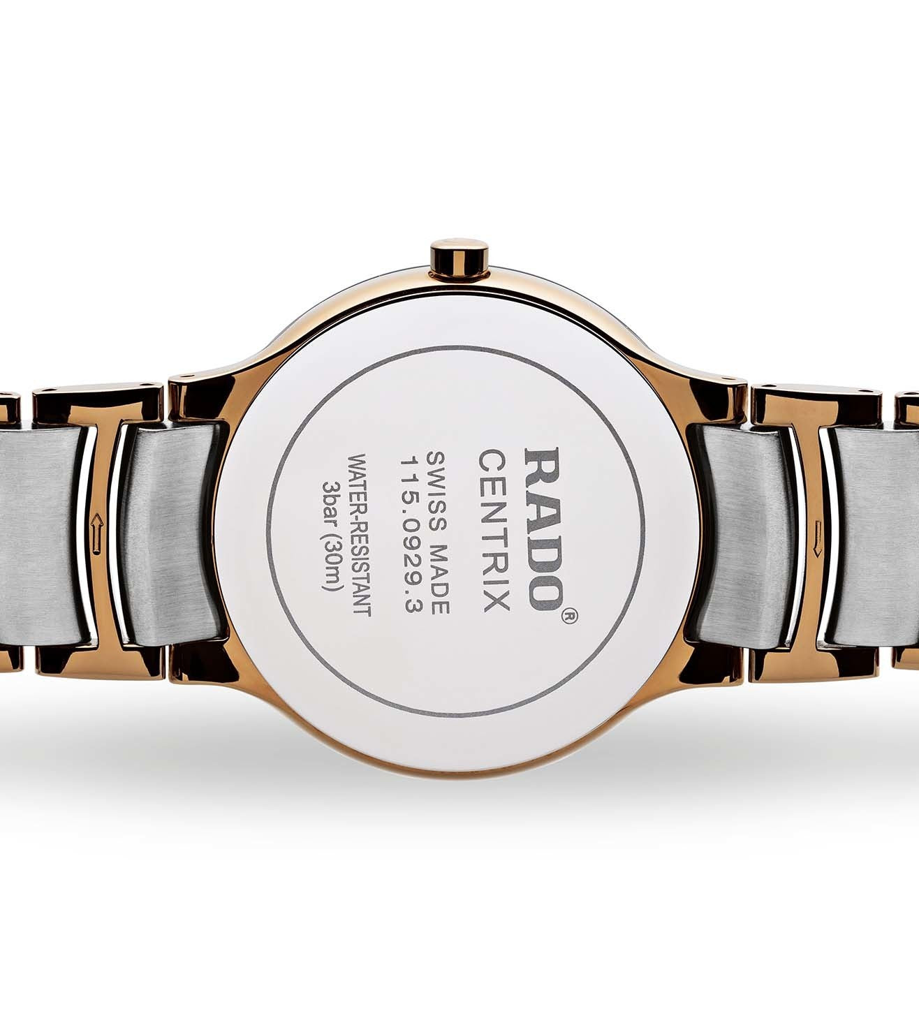 Rado Centrix Brown Dial Unisex 38mm