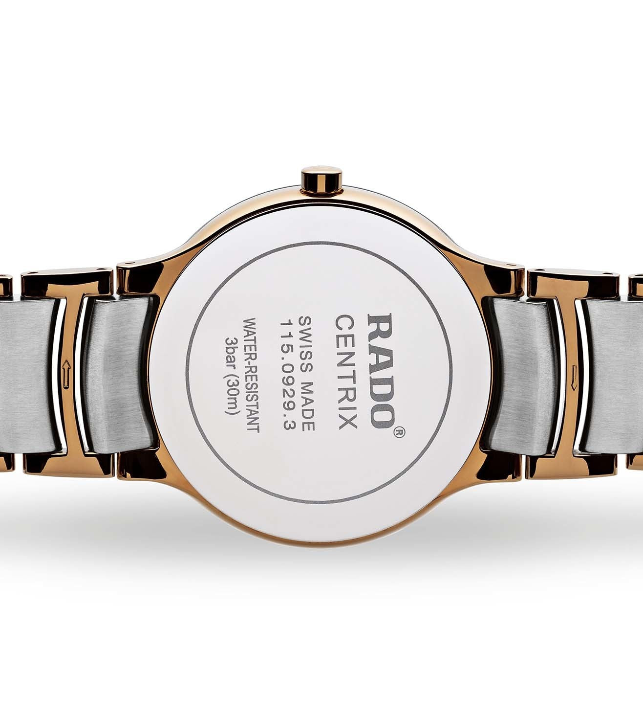 Rado Centrix Brown Dial Unisex 38mm