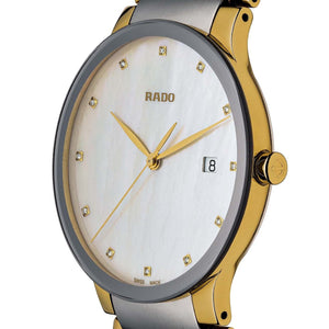 Rado Centrix White Mother-Of-Pearl Dial Unisex 38mm