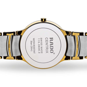 Rado Centrix White Mother-Of-Pearl Dial Unisex 38mm