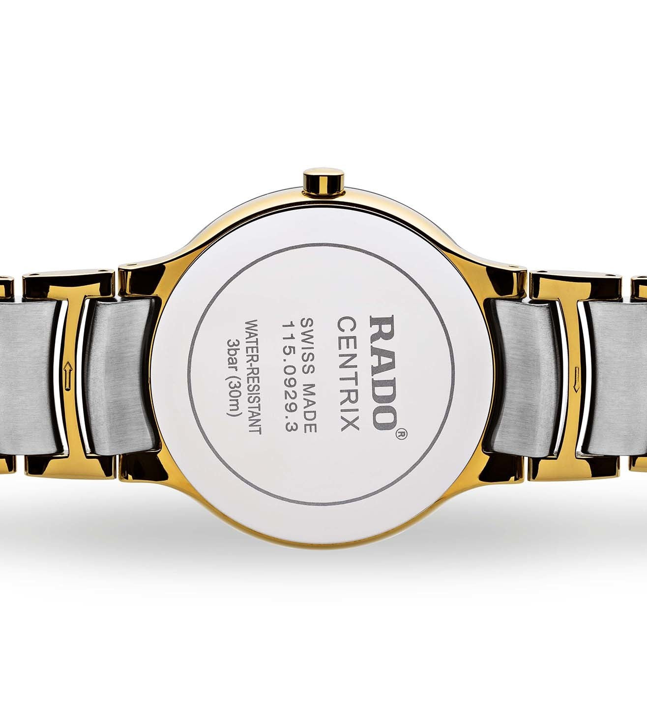 Rado Centrix White Mother-Of-Pearl Dial Unisex 38mm