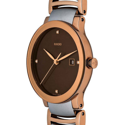 Rado Centrix Brown Dial Women 28mm