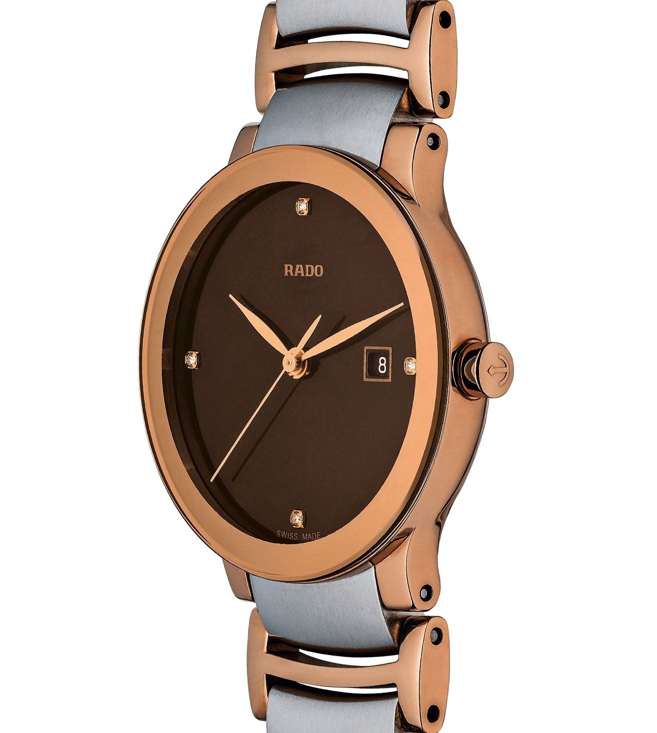 Rado Centrix Brown Dial Women 28mm