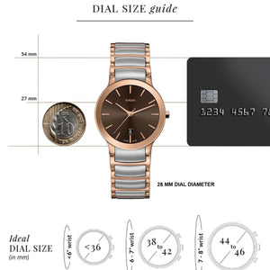 Rado Centrix Brown Dial Women 28mm