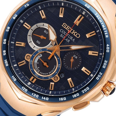 Seiko Coutura Black Dial Men 44mm