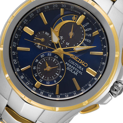 Seiko Coutura Blue Dial Men 44mm