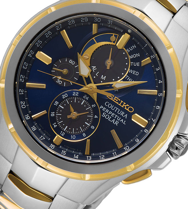 Seiko Coutura Blue Dial Men 44mm