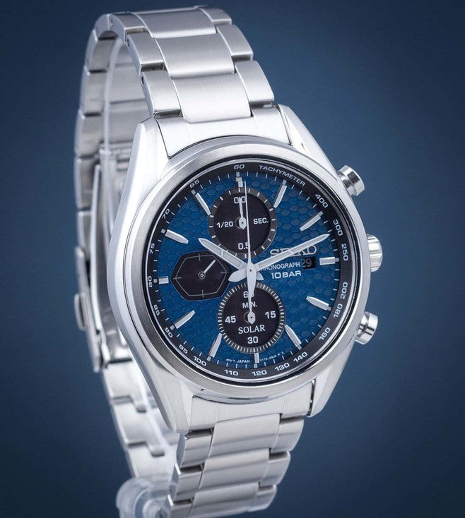 Seiko Macchina Sportiva Blue Dial Men 41.4mm