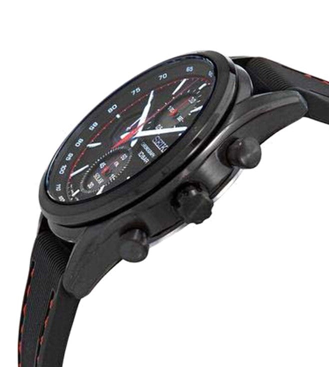 Seiko Macchina Sportiva Black Dial Men 41.4mm