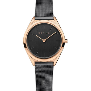 Bering Ultra Slim Black Dial Women 31mm