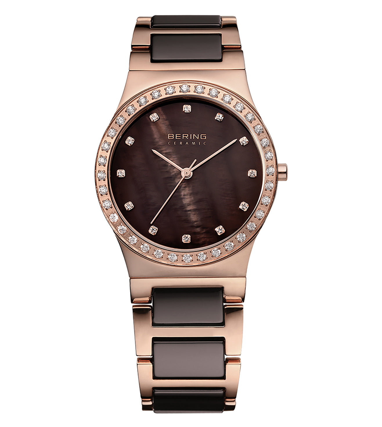 Bering Ceramic Brown Dial Women 35mm