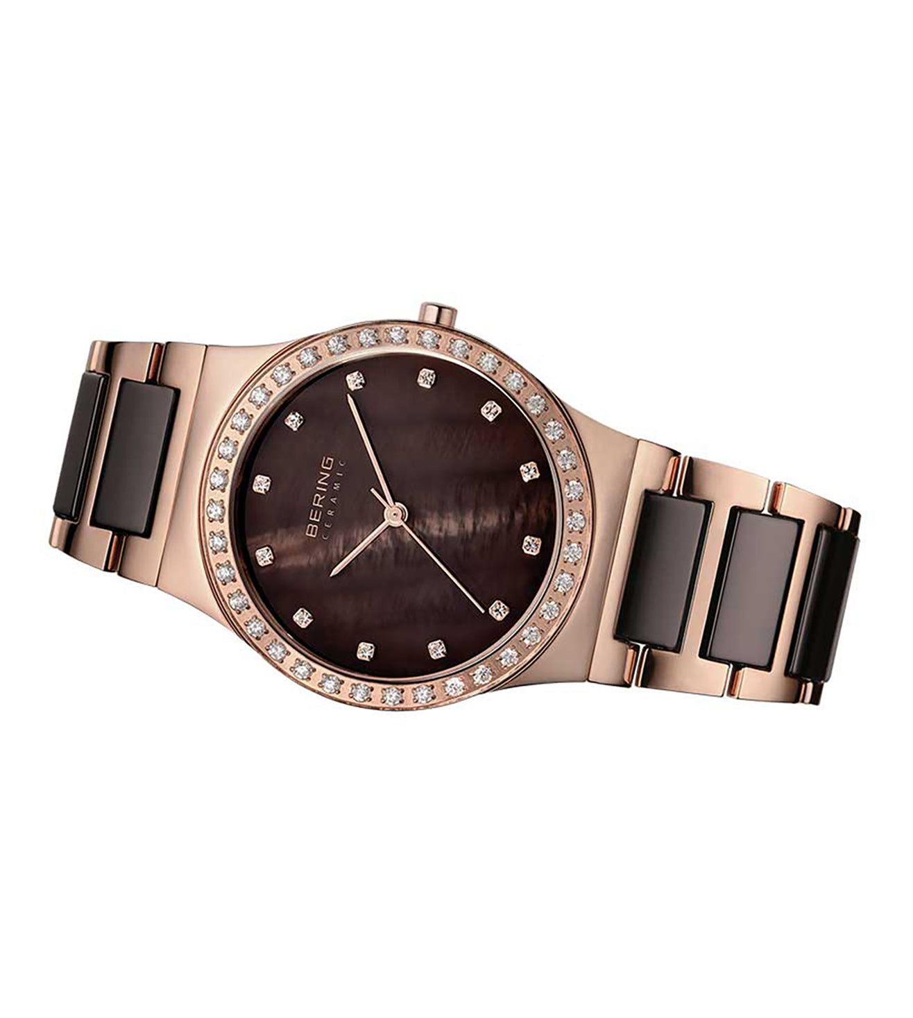 Bering Ceramic Brown Dial Women 35mm