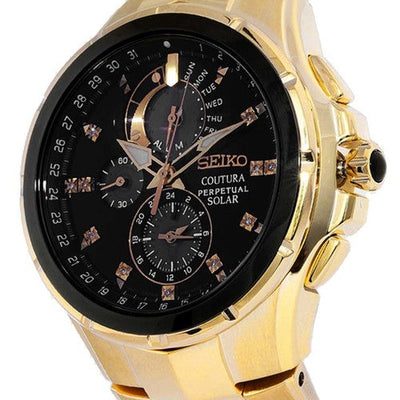 Seiko Coutura Black Dial Men 44mm