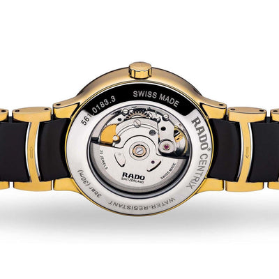Rado Centrix Black Dial Unisex 38mm