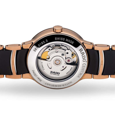 Rado Centrix Black Dial Unisex 38mm