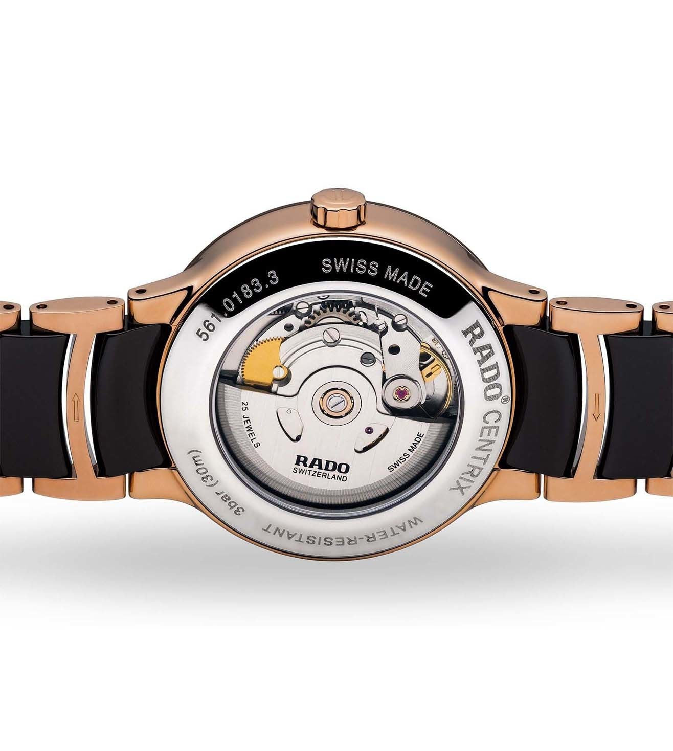 Rado Centrix Black Dial Unisex 38mm