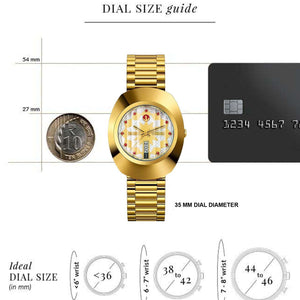 Rado Diastar Original Champagne Dial Men 35mm