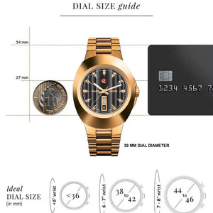 Rado Diastar Original Black Dial Men 38.5mm