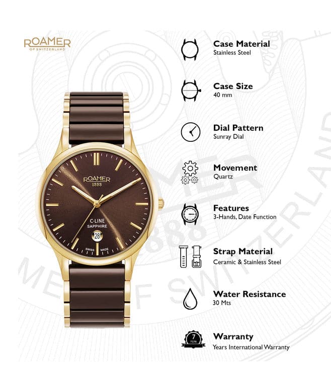 C Line Brown Dial