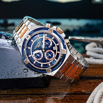 Tempo Master Chrono Blue Dial