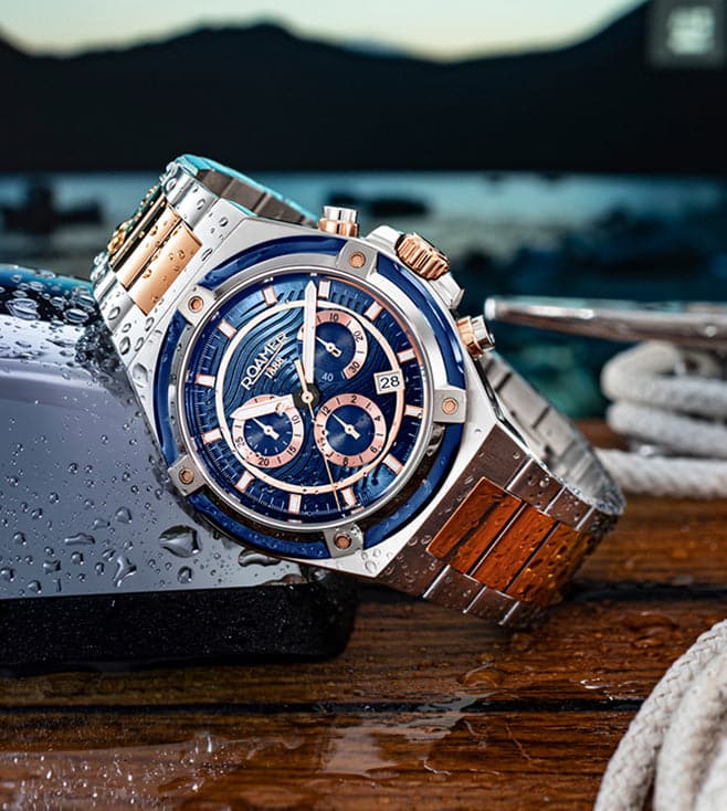 Tempo Master Chrono Blue Dial