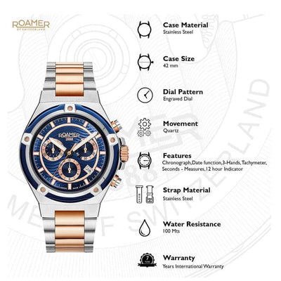 Tempo Master Chrono Blue Dial