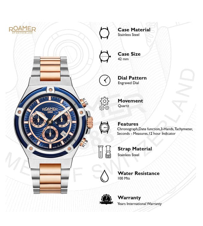 Tempo Master Chrono Blue Dial