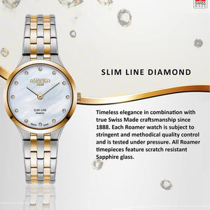 Slim-Line Diamond Mother Of Pearl Dial