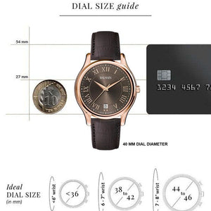Balmain Beleganza  Brown Dial Men 40mm