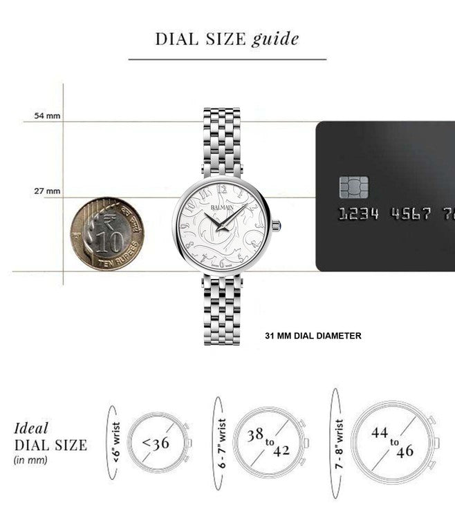 Balmain Sedirea White Mother Of Pearl Dial Women 31mm
