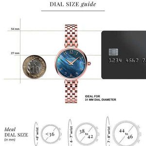 Balmain Sedirea Blue Mother Of Pearl Dial Women 31mm
