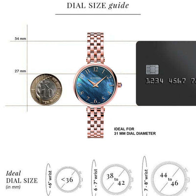 Balmain Sedirea Blue Mother Of Pearl Dial Women 31mm