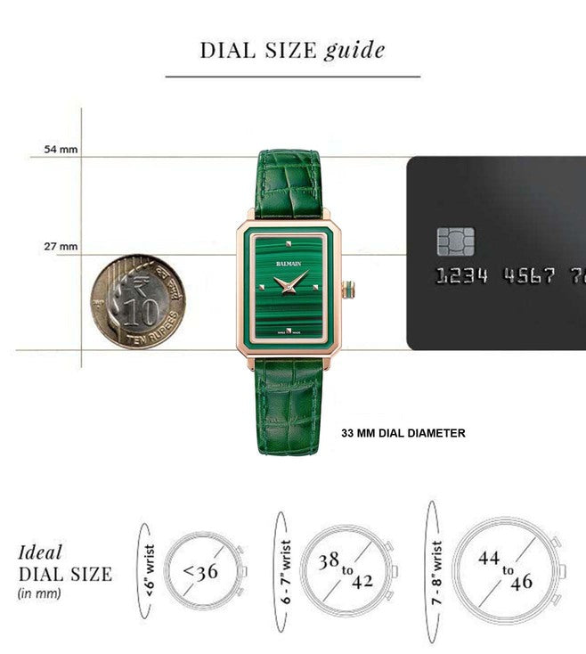 Balmain Eirini  Green Dial Women 33mm