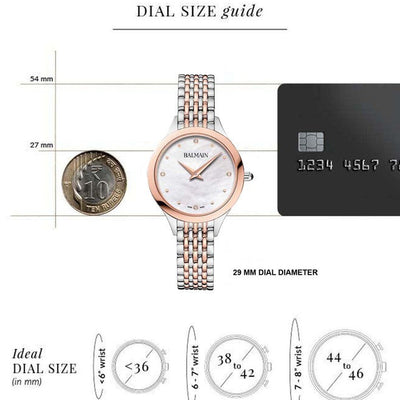 Balmain De Balmain II Mini White Mother Of Pearl Dial Women 29mm