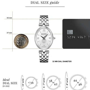 Balmain Haute Elegance Oval Silver Dial Women 32mm