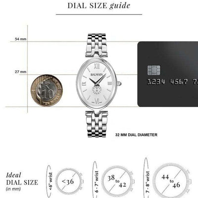 Balmain Haute Elegance Oval Silver Dial Women 32mm