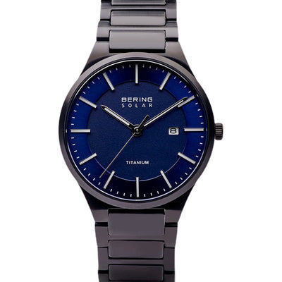 Bering Solar Blue Dial Men 39mm
