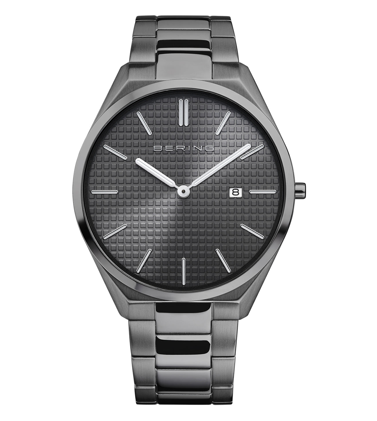 Bering Ultra Slim Grey Dial Men 40mm