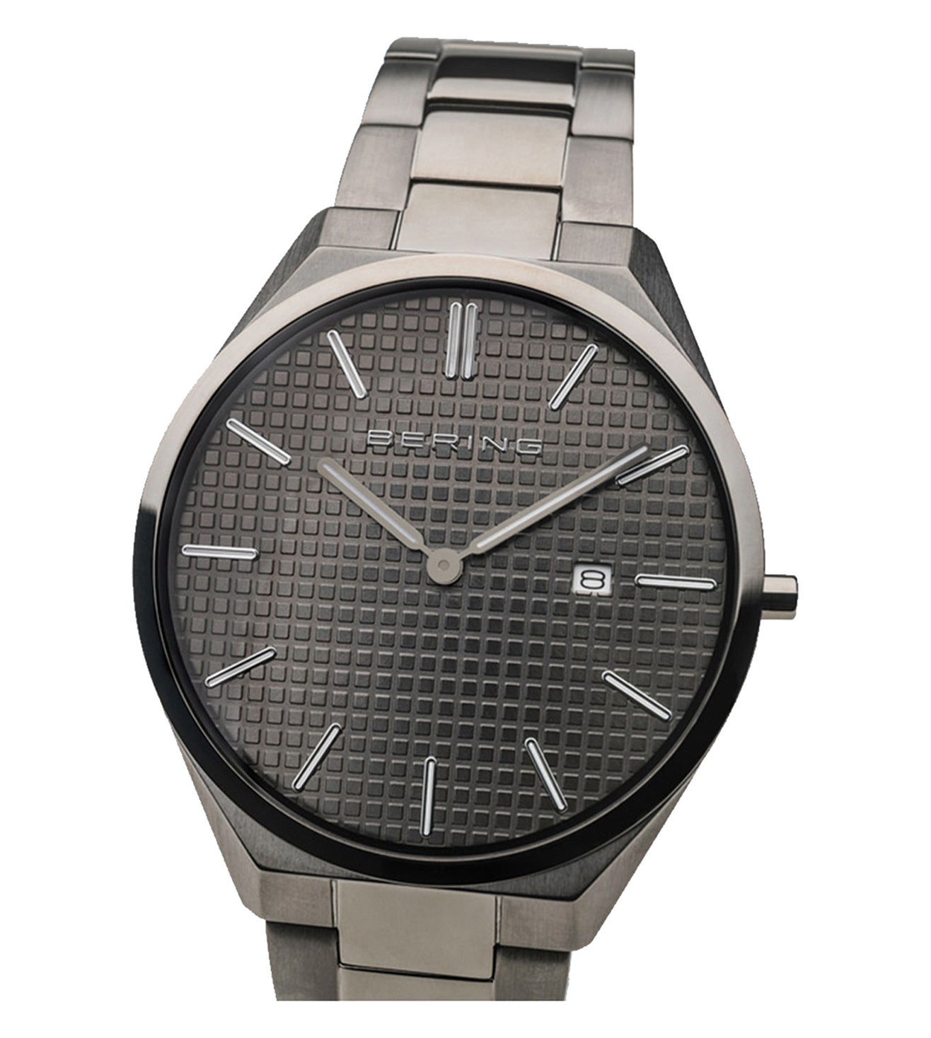 Bering Ultra Slim Grey Dial Men 40mm