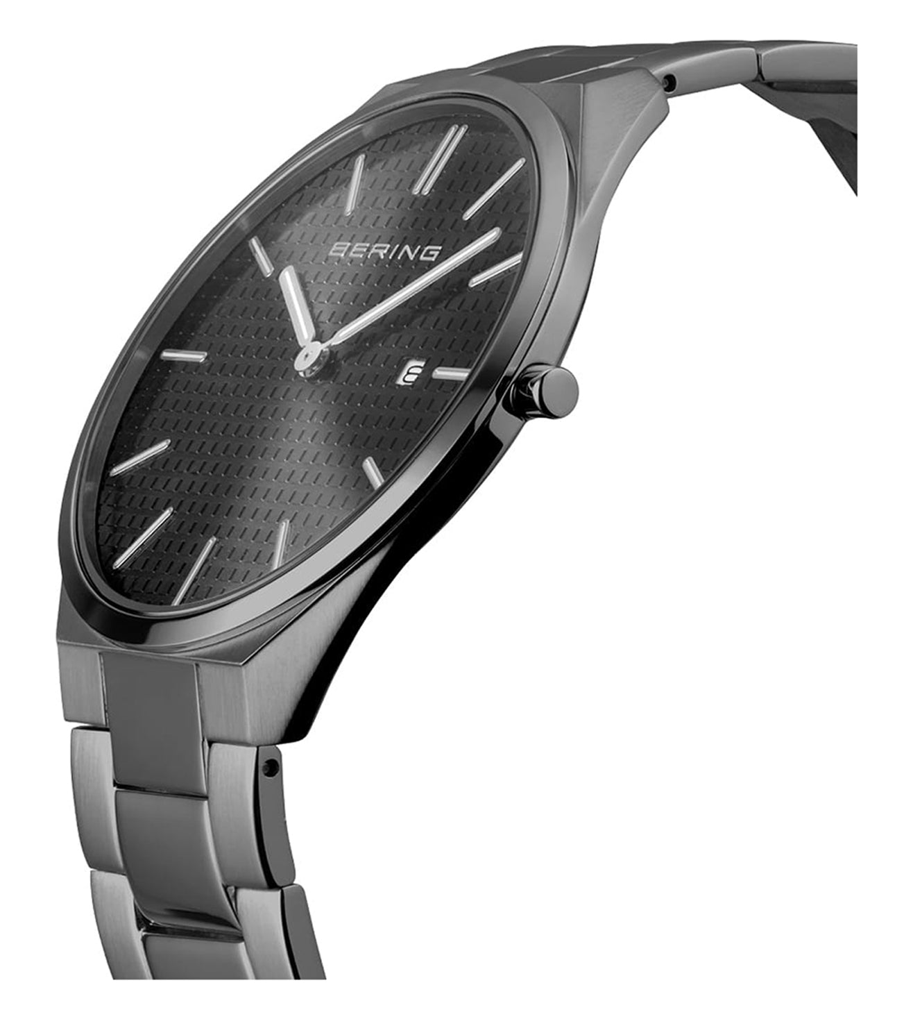 Bering Ultra Slim Grey Dial Men 40mm