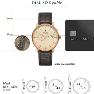 Rado Coupole Beige Dial Men 41mm